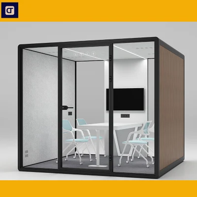Acoustic Open Office Silent Indoor Modular Work Booth Easy Assemble Modern Private Office Pod Co