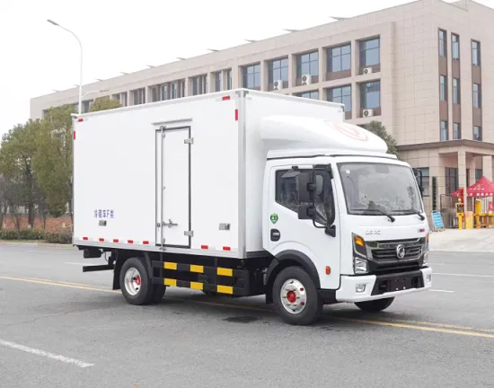 Dongfeng 4× 2 6 Wheels Refrigerator Cargo Transport Refrigerated Freezer Food Box Van Cooling Truck