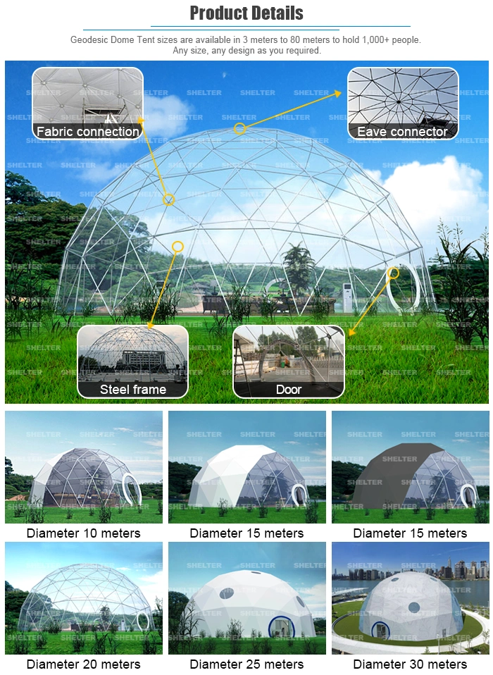 The Eco Glamping Domes as Hotel and Resorts in Desert