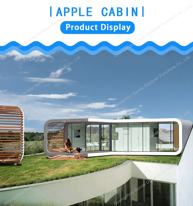 Modern Popular Prefab House Luxury Steel Structure Container Hotel Mobile Working House Camping House Office Pod Apple Cabin